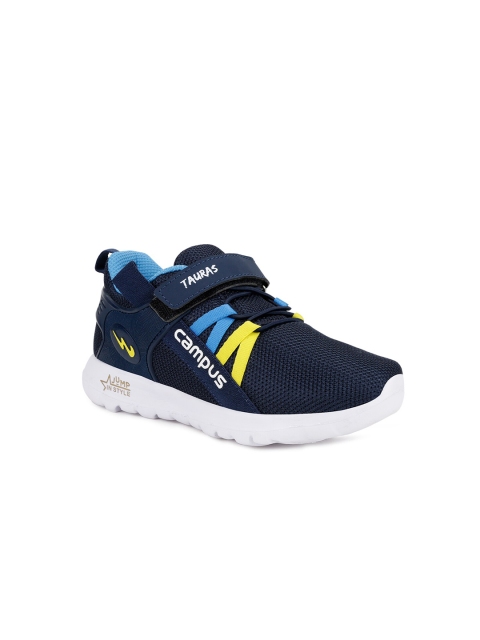 

Campus Unisex Kids Navy Blue Mesh Running Shoes