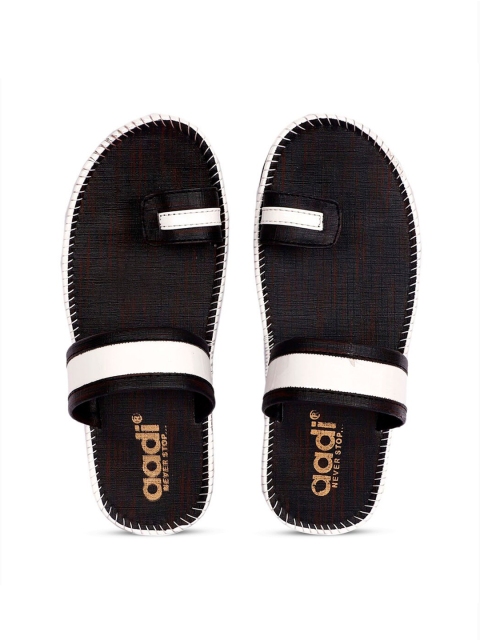 

aadi Men Brown & White Slip-On