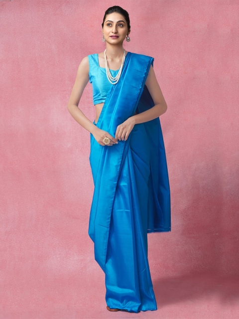 

Unnati Silks Blue Pure Silk Kanjeevaram Saree