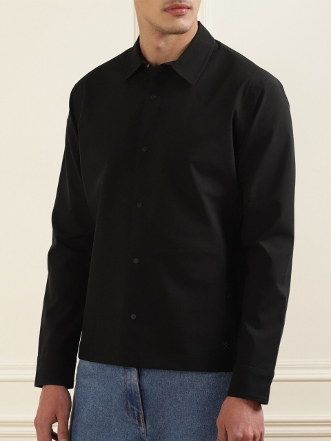

HACKETT LONDON Men Black Classic Casual Shirt