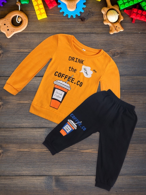 

Fashitale Unisex Kids Multi Clothing Set, Orange