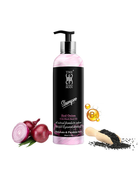 

THE WEIRD MAN Men Red Onion Shampoo 200ml, Black