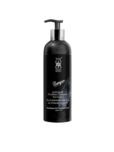

THE WEIRD MAN Men Charcoal Shampoo 200ml, Black
