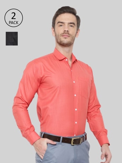 

Srey trends Men Black Comfort Slim Fit Formal Shirt