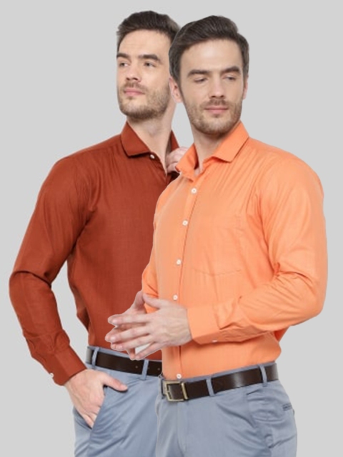 Srey trends Men Gunmetal-Toned Comfort Slim Fit Formal Shirt, Metallic