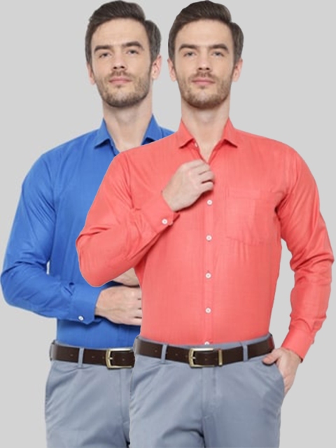 

Srey trends Men Blue Comfort Slim Fit Formal Shirt