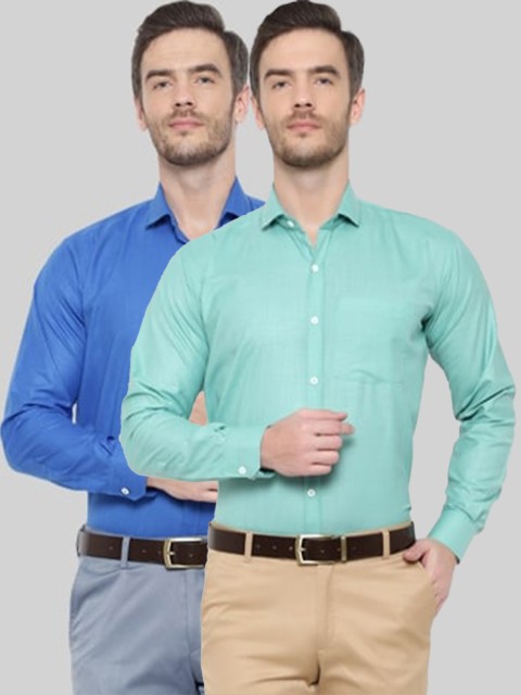

Srey trends Men Blue Comfort Slim Fit Formal Shirt