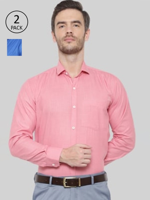 

Srey trends Men Pink Comfort Slim Fit Formal Shirt