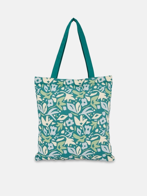 

Forever Glam by Pantaloons Beige Floral Printed Oversized Structured Tote Bag