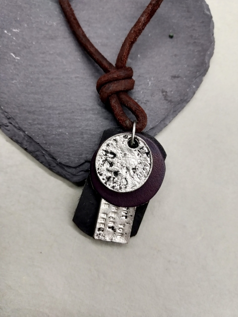 

The Bro Code Men Brown & Silver-Toned Necklace