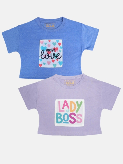 

GOJI Assorted & winsome orchid Print Top