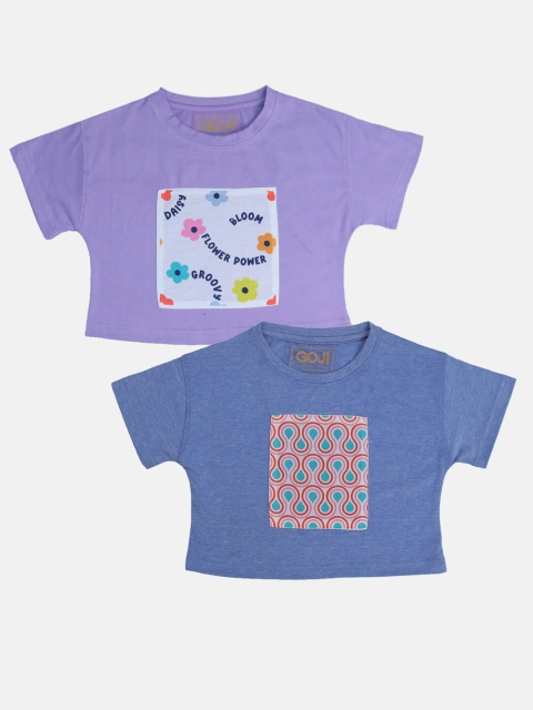 

GOJI Assorted & black Print Top