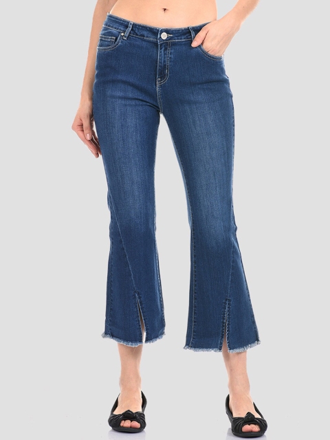 

Madame Women Blue Slim Fit Light Fade Jeans