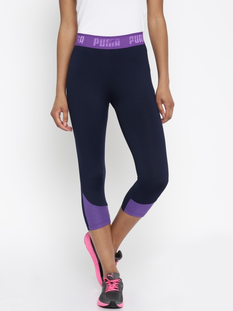 

Puma Navy Transition 3/4 Tights, Navy blue