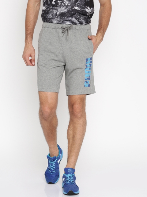 

Puma Men Grey Melange Solid Future Tec Sports Shorts