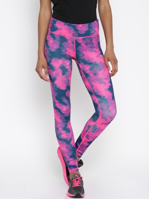 

Puma Blue & Pink All Eyes on Me Printed Tights