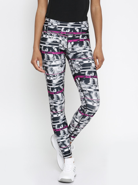 

Puma Black & Off-White ALL EYES ON ME Printed Tights