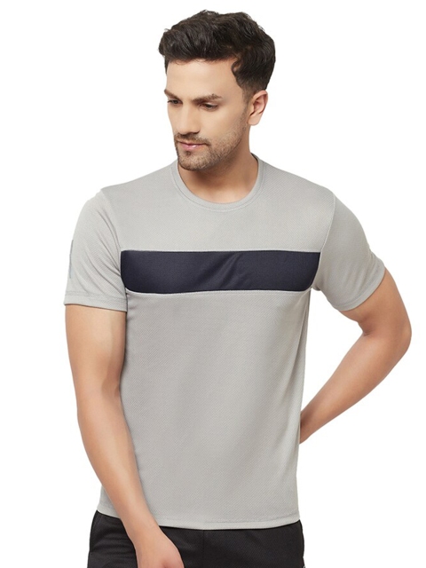 

ELEGANCE Men Grey & silver cloud T-shirt