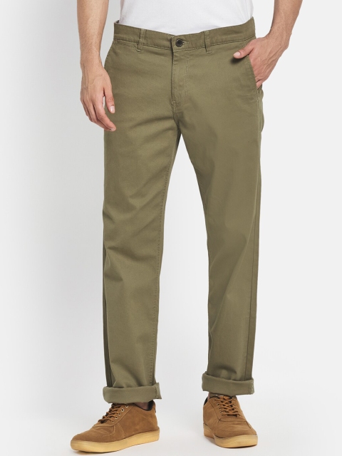 

Octave Men Brown Chinos Trousers