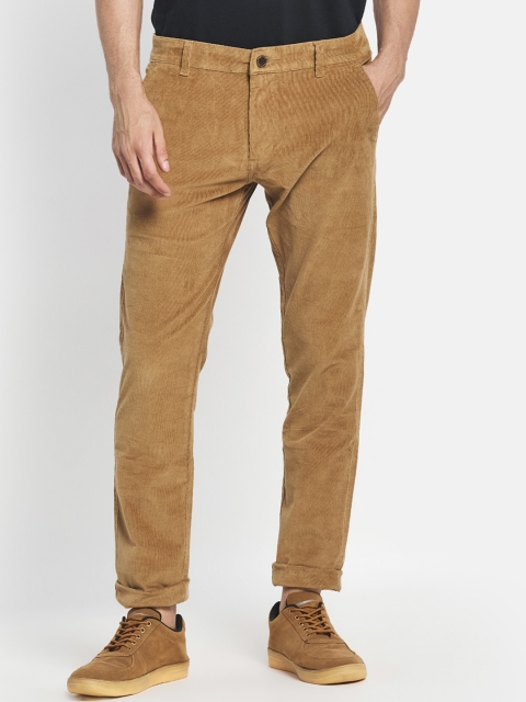 

Octave Men Brown Chinos Trousers