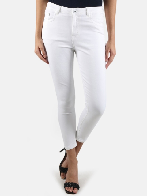 

Monte Carlo Women White Comfort Slim Fit Stretchable Jeans
