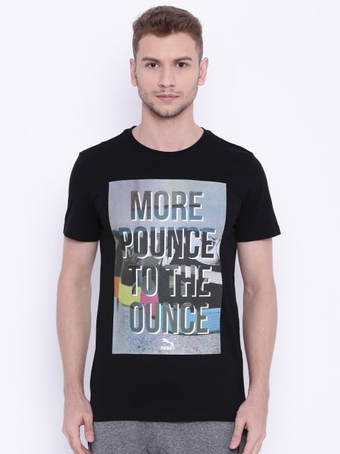 

Black Brand Plus Printed Round Neck T-Shirt