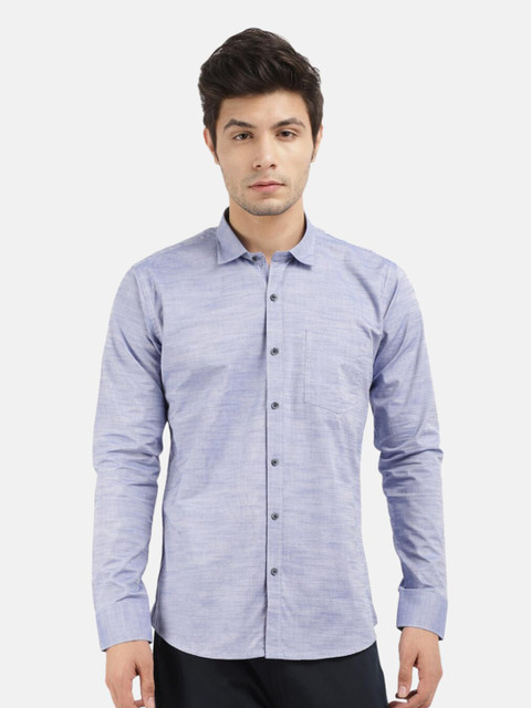 

V-Mart Men Blue Casual Shirt