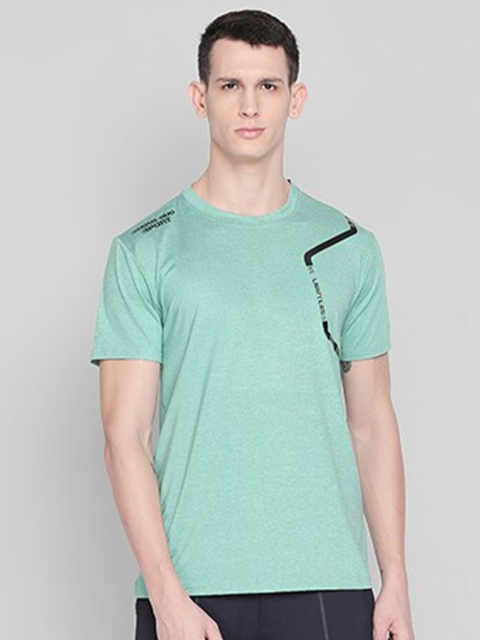 

Status Quo Men Teal Slim Fit T-shirt