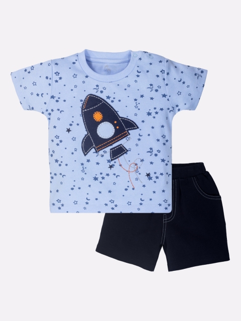 

BABY GO Boys Blue Clothing Set