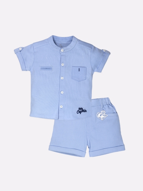 

BABY GO Boys Blue Clothing Set