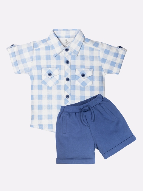 

BABY GO Boys Blue Clothing Set