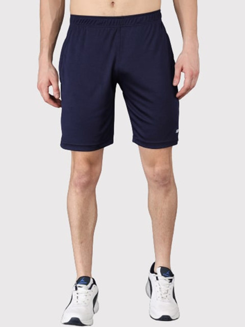 

PockMAN Men Blue Training or Gym Sports Shorts with Antimicrobial Technology