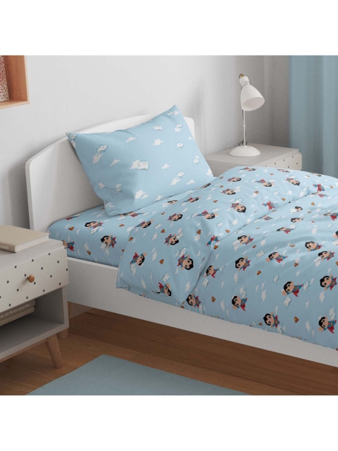 

haus & kinder Unisex Kids Blue Bedsheets