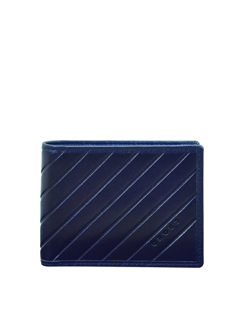 

Cross Men Navy Blue Leather Two Fold Wallet