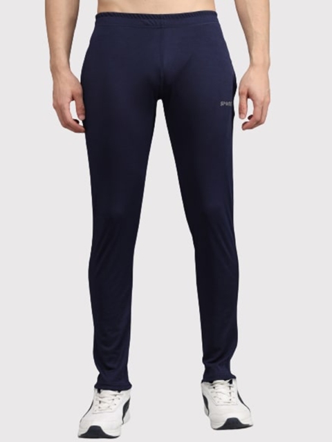 

PockMAN Men Blue Solid Track Pant