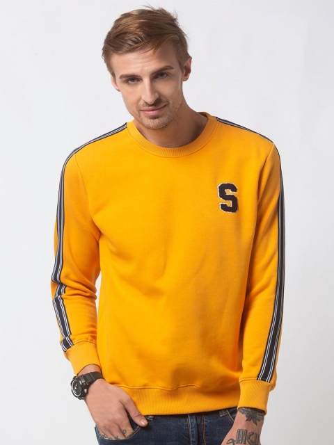 

Status Quo Men Mustard Sweatshirt