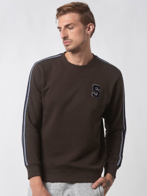 

Status Quo Men Olive Green Sweatshirt