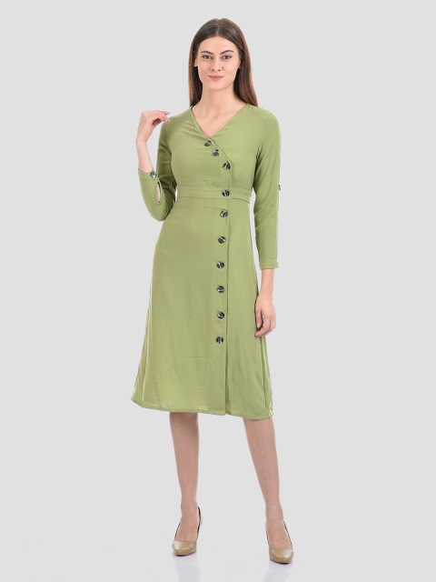 

Madame Green A-Line Dress