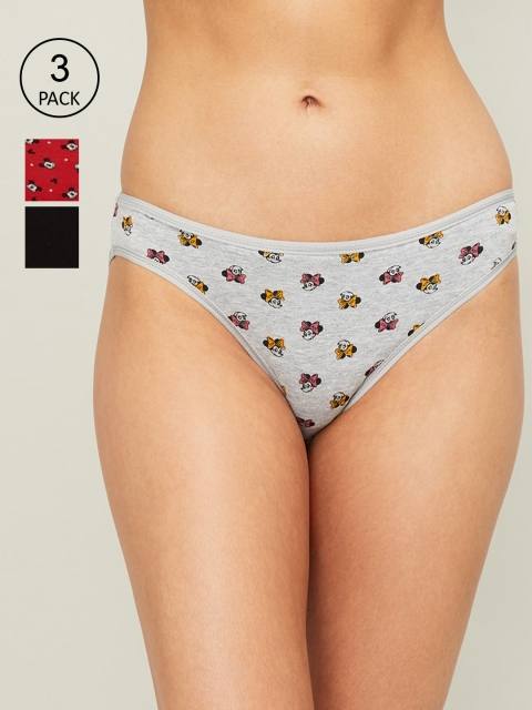 

Ginger by Lifestyle Women Set of 3 Assorted Cotton Basic Briefs 1000008591594