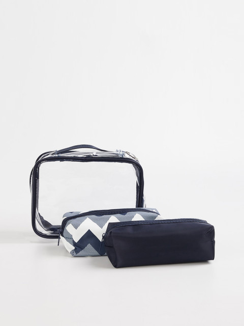 

Ginger by Lifestyle Blue Structured Handheld Bag with Tasselled