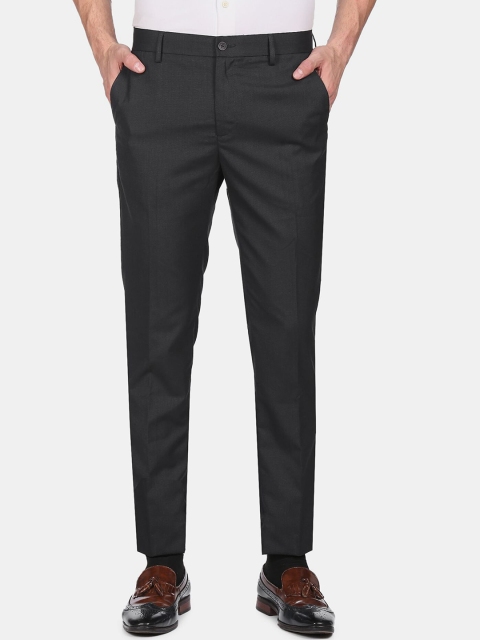 

Excalibur Men Black Slim Fit Trousers