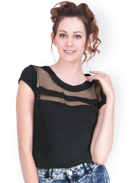 

Martini Women Black Solid Top