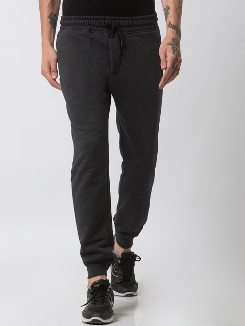 

Status Quo Men Grey Melange Solid Slim Fit Joggers