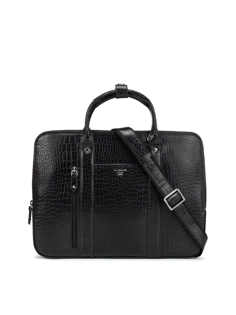 

Da Milano Men Black Leather Laptop Sleeve