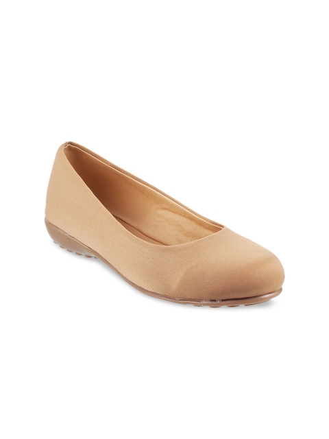 

Mochi Women Beige Ballerinas Flats