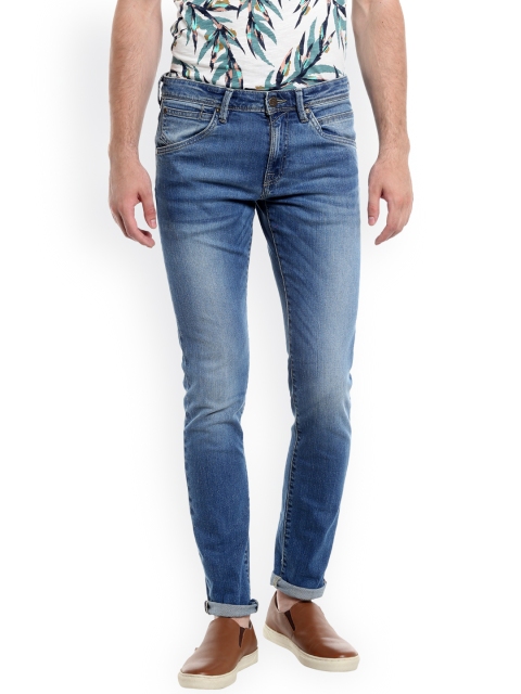 

Jack & Jones Men Blue Glenn Slim Fit Low-Rise Stretchable Jeans
