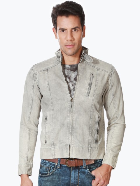 

People Men Grey Washed Denim