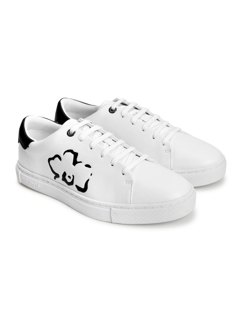 

Ted Baker Men White Striped Sneakers