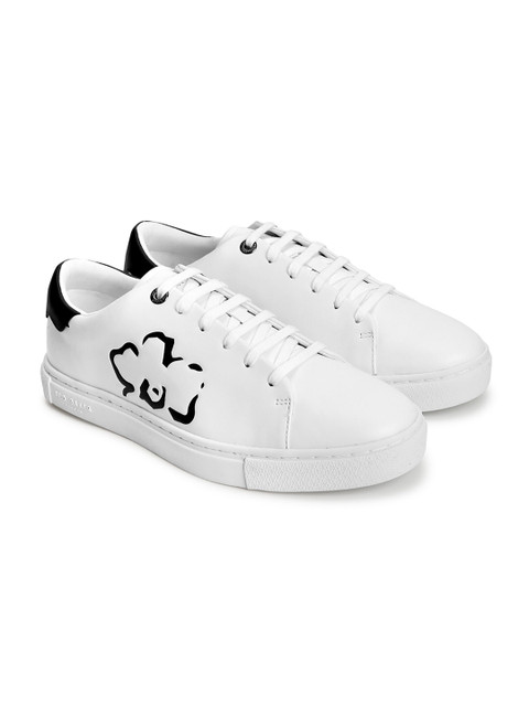 

Ted Baker Men White Striped Sneakers