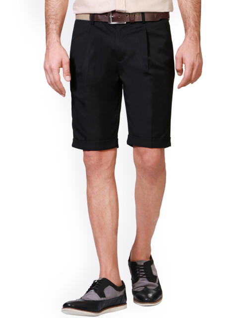 

People Men Black Solid Shorts